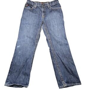 Ariat FR Jeans Mens 35x29 Blue M4 Boot Low Rise Flame Resistant CAT 2 2112 Denim